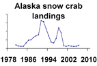 Alaska snow crab landings **click to enlarge**