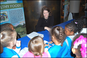 Rachel Ciccarone and members of Daisy Troop #742, Fort Meade