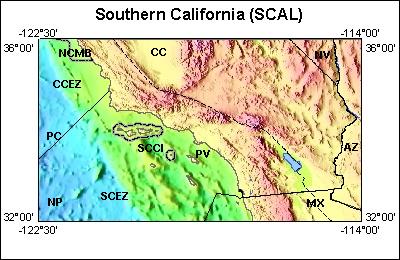 Map of Atlas area: scal