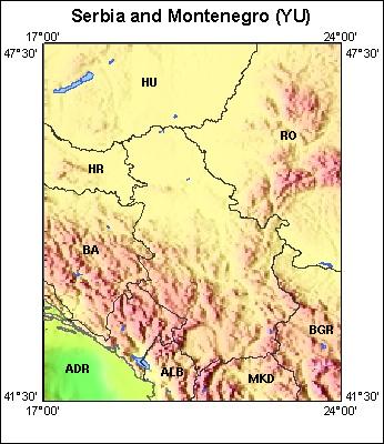 Map of Atlas area: yu