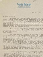 Letter to Margaret Mead