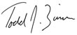 Signature of Todd J. Zinser