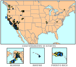 Latest USA Earthquakes Map