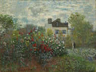 image of The Artist's Garden in Argenteuil (A Corner of the Garden with Dahlias)
