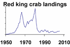 Red king crab landings **click to enlarge**
