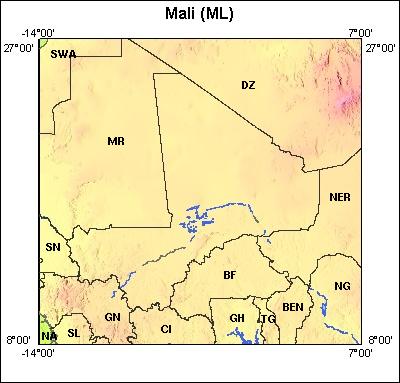 Map of Atlas area: ml