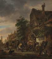 image of Workmen before an Inn