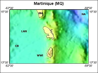 Map of Atlas area: mq