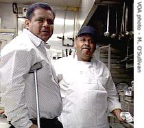 Juan Carlos Mendoza and Chef Joaquin