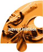 image of puzzle piece that reads "prevent infection"