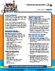 Fact Sheet for Parents  cover