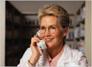 pharmacist on phone