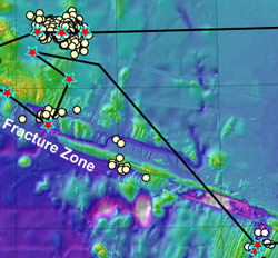 oregon offshore earthquake map