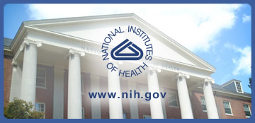 front of main NIH building