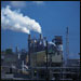 Photo: Industrial smoke stacks