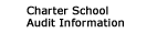 Charter School Audit Information