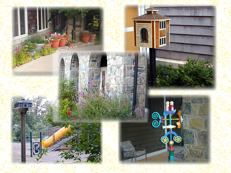 Exterior photos of the Children's Inn