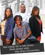 Get ready for a ride down. Beat street with Hip Hop Connection
Hip Hop Connection Hosts: Dee Dee, Rod, Dwayne, Jantae