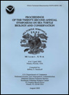 Cover Page for 22nd Annual Turtle Symposium Proceedings