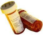 Photo of pill bottles. - Click to enlarge in new window.