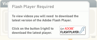 Flash Player Required - To view videos you will need to download the latest version of the Adobe Flash Player. Click on the button to download the latest player.