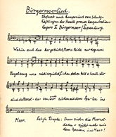 Early choral arrangement of Soldiers of the Moor.