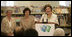 Mrs. Laura Bush delivers remarks at the Westbank Community Library in Austin, Tuesday, August 14, 2007, where the construction of the Laura Bush Community Library was announced. "Libraries have been a part of my life... since my mother first took me to the Midland Public Library when I was a child," said Mrs. Bush. "You can imagine how thrilled I am..."