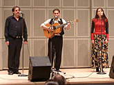 Khanci Dos in performance, USHMM Rubinstein Auditorium, December 11, 2003.