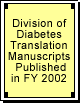 Thumbnail for Division of Diabetes Translation Manuscripts Published in FY 2002