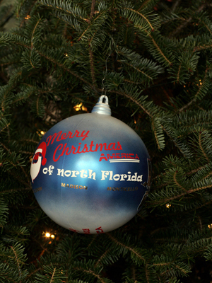 Florida Congressman Ander Crenshaw selected artist Duffy Soto to decorate the 4th District's ornament for the 2008 White House Christmas Tree.