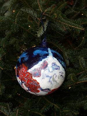 Nebraska Congressman Adrian Smith selected artist Audrey Towater to decorate the 3rd District's ornament for the 2008 White House Christmas Tree.