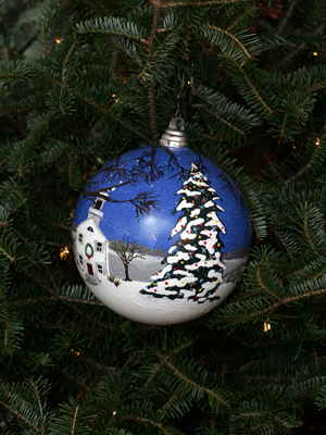 Nebraska Congressman Jeff Fortenberry selected artist Kasey Goughen to decorate the 1st District's ornament for the 2008 White House Christmas Tree