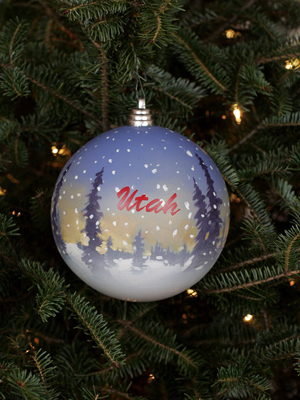 Utah Congressman Rob Bishop selected artist Jeff Hepworth to decorate the 1st District's ornament for the 2008 White House Christmas Tree