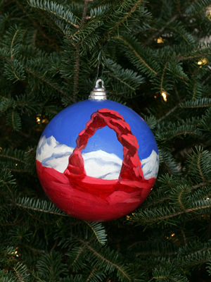 Utah Congressman Jim Matheson selected artist Kindra Fehr to decorate the 2nd District's ornament for the 2008 White House Christmas Tree