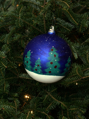Pennsylvania Congressman Bill Shuster selected artist Bethany Elliot to decorate the 9th District's ornament for the 2008 White House Christmas Tree.