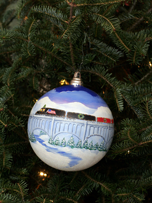 Pennsylvania Congressman Chris Carney selected artist Carol Angela Brown to decorate the 10th District's ornament for the 2008 White House Christmas Tree.