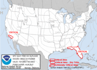 Day 1 Fire Weather Outlook (click for details)