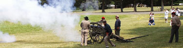 Cannon firing program, a part of the anniversary program at Cold Harbor battlefield