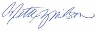 Signature of Colette Wilson