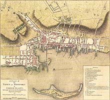 A Plan of the Town of Newport in Rhode Island