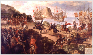 “Arrival of Cortés in Vera Cruz”