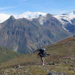 backpacking in the Wrangell Mountains