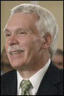 Close-up of Edward T. Schafer, the newly appointed Secretary of Agriculture