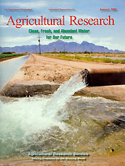 Cover of January 2009 Agricultural Research Magazine: Link to Table of Contents online