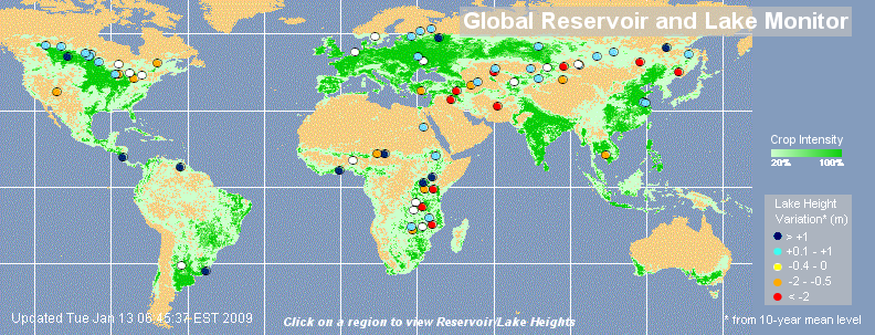 Global Reservoir and Lake Monitor