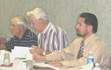 State Conservationist and State Technical Committee Chair J.R. Flores (right) at a recent committee meeting in North Dakota. State Technical Committees meet regularly and advise the state conservationist and other USDA officials on technical considerations related to implementation of Farm Bill conservation programs. NRCS image.