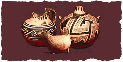 Picture of Indian Made pottery.