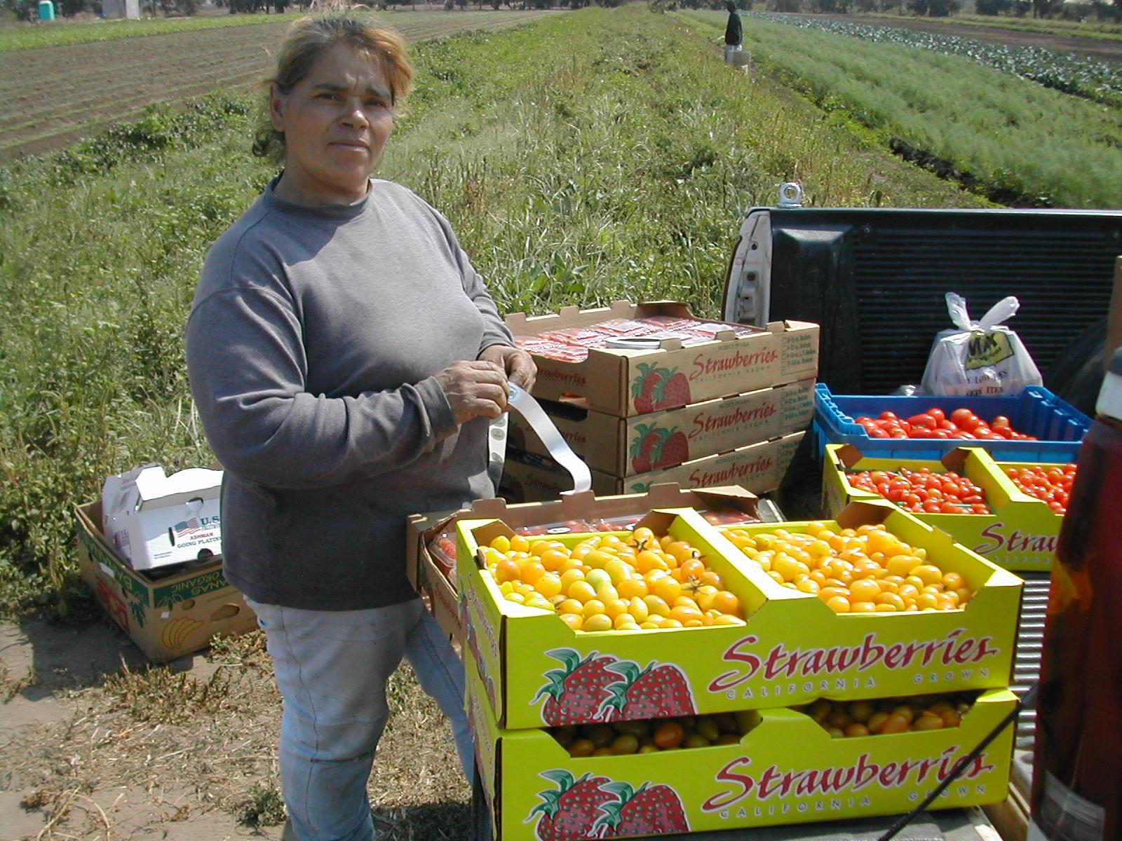 Woman farming