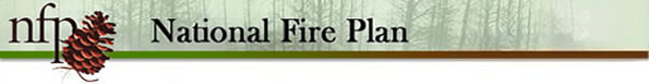 The title bar of the previous National Fire Plan website.