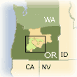 Central Oregon Location Map